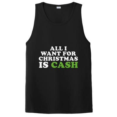 All I Want For Christmas Is Cash PosiCharge Competitor Tank