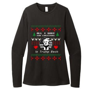 All I Want For Christmas Is Trump Back And New President Womens CVC Long Sleeve Shirt