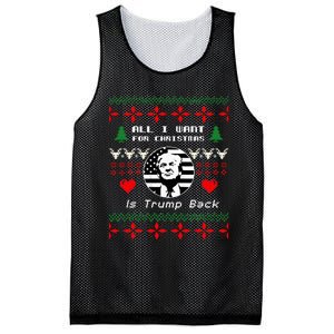 All I Want For Christmas Is Trump Back And New President Mesh Reversible Basketball Jersey Tank