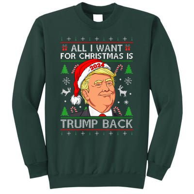 All I Want For Christmas Is Trump Back 2024 Ugly Sweater Sweatshirt