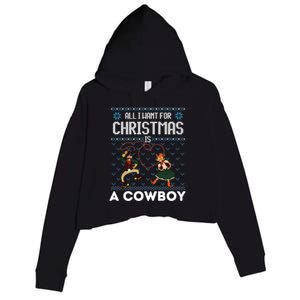 All I Want For Christmas Is A Horse Cow Ugly Xmas Sweater Gift Crop Fleece Hoodie