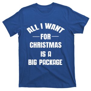 All I Want For Christmas Is A Big Package Ugly Xmas Sweater Meaningful Gift T-Shirt