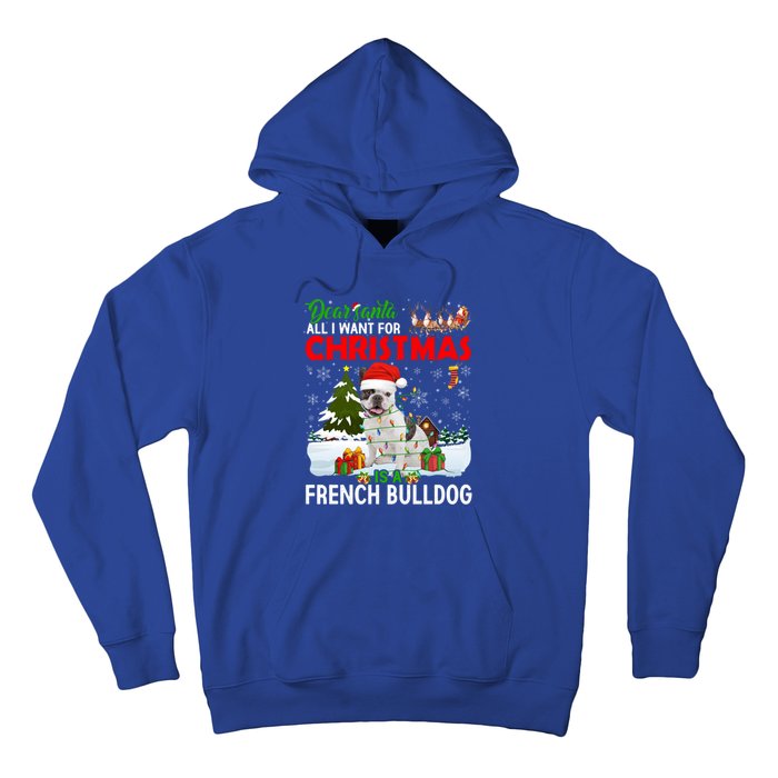 All I Want For Christmas Is A French Bulldog Family Pajamas Gift Hoodie