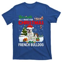 All I Want For Christmas Is A French Bulldog Family Pajamas Gift T-Shirt