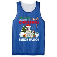 All I Want For Christmas Is A French Bulldog Family Pajamas Gift Mesh Reversible Basketball Jersey Tank