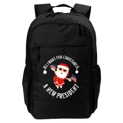 All I Want For Christmas Is A New President Gingerbread Man Backpack