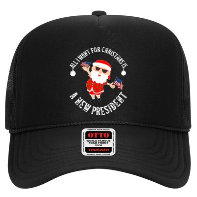 All I Want For Christmas Is A New President Gingerbread Man Trucker Hat