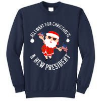 All I Want For Christmas Is A New President Gingerbread Man Sweatshirt