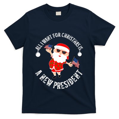 All I Want For Christmas Is A New President Gingerbread Man T-Shirt