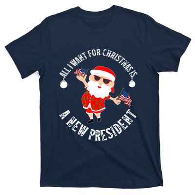 All I Want For Christmas Is A New President Gingerbread Man T-Shirt