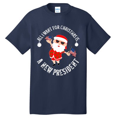 All I Want For Christmas Is A New President Gingerbread Man Tall T-Shirt