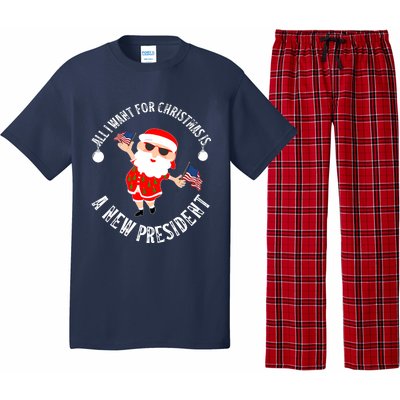 All I Want For Christmas Is A New President Gingerbread Man Pajama Set