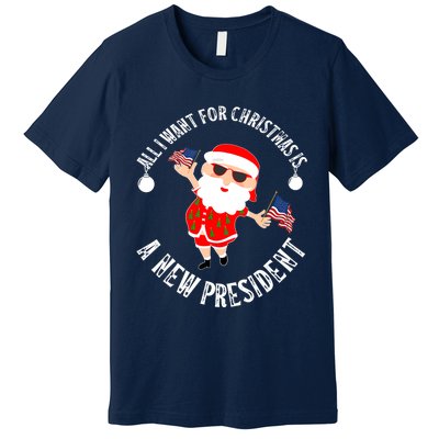 All I Want For Christmas Is A New President Gingerbread Man Premium T-Shirt