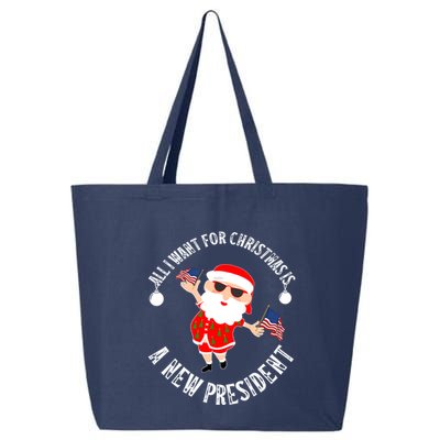 All I Want For Christmas Is A New President Gingerbread Man 25L Jumbo Tote