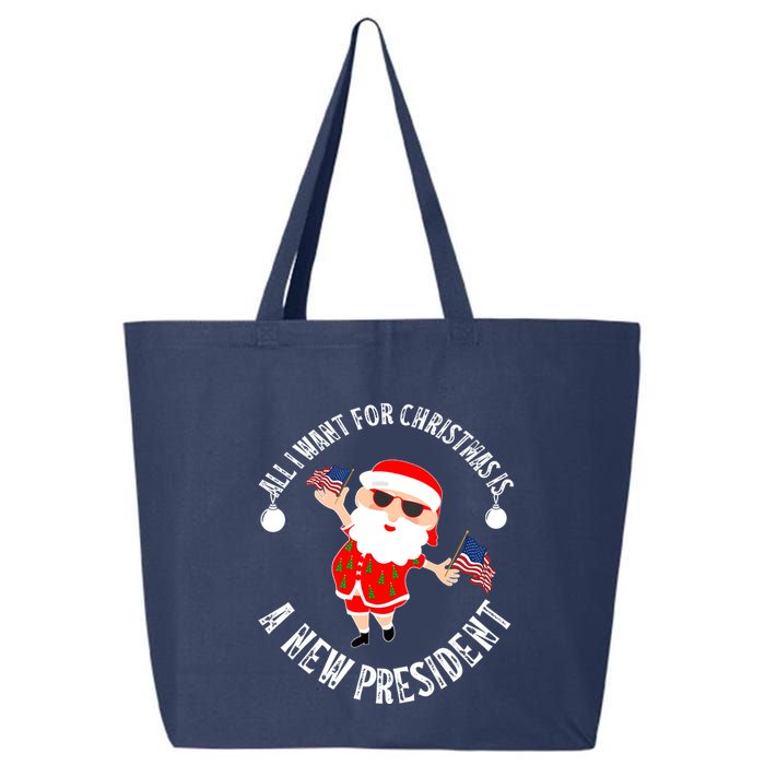 All I Want For Christmas Is A New President Gingerbread Man 25L Jumbo Tote