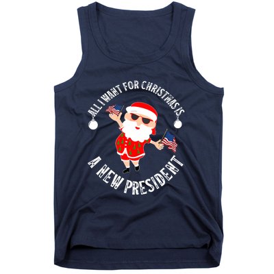 All I Want For Christmas Is A New President Gingerbread Man Tank Top