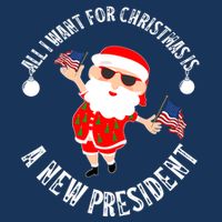 All I Want For Christmas Is A New President Gingerbread Man Visor