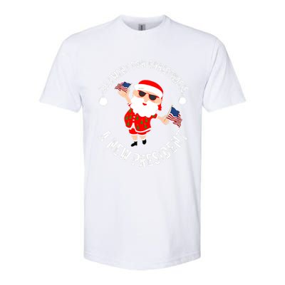 All I Want For Christmas Is A New President Gingerbread Man Softstyle CVC T-Shirt