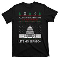 All I Want For Christmas Is A New President Let's Go Brandon T-Shirt