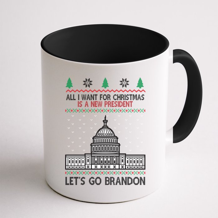 All I Want For Christmas Is A New President Let's Go Brandon Mug