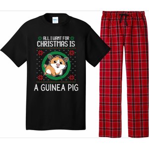 All I Want For Christmas Is A Guinea Pig Funny Xmas Sweater Gift Pajama Set