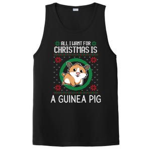 All I Want For Christmas Is A Guinea Pig Funny Xmas Sweater Gift PosiCharge Competitor Tank