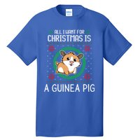 All I Want For Christmas Is A Guinea Pig Funny Xmas Sweater Gift Tall T-Shirt