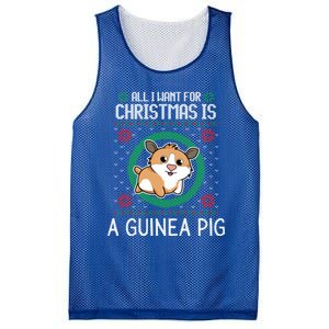 All I Want For Christmas Is A Guinea Pig Funny Xmas Sweater Gift Mesh Reversible Basketball Jersey Tank