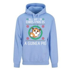 All I Want For Christmas Is A Guinea Pig Funny Xmas Sweater Gift Unisex Surf Hoodie