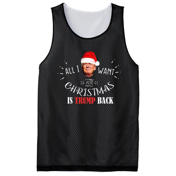 All I Want For Christmas Is Trump Back And New President Mesh Reversible Basketball Jersey Tank