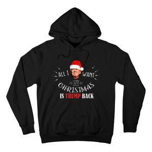 All I Want For Christmas Is Trump Back And New President Tall Hoodie