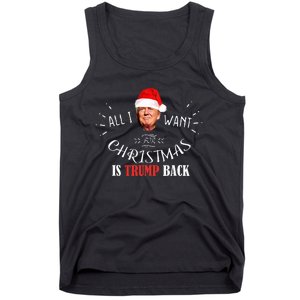 All I Want For Christmas Is Trump Back And New President Tank Top