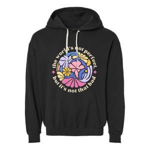 Alec If We Have Eachother Floral Art Benjamin Garment-Dyed Fleece Hoodie