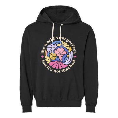 Alec If We Have Eachother Floral Art Benjamin Garment-Dyed Fleece Hoodie