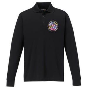 Alec If We Have Eachother Floral Art Benjamin Performance Long Sleeve Polo