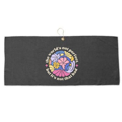 Alec If We Have Eachother Floral Art Benjamin Large Microfiber Waffle Golf Towel