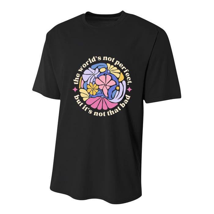 Alec If We Have Eachother Floral Art Benjamin Youth Performance Sprint T-Shirt