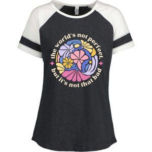 Alec If We Have Eachother Floral Art Benjamin Enza Ladies Jersey Colorblock Tee