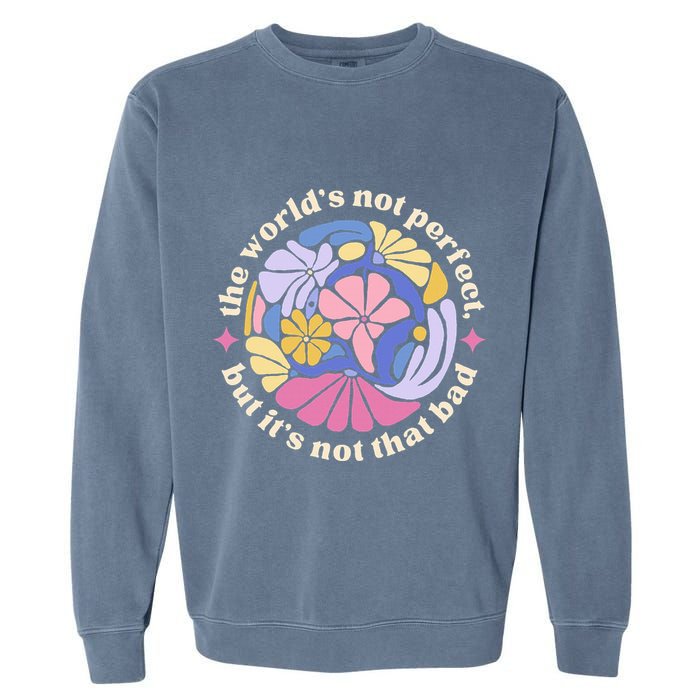 Alec If We Have Eachother Floral Art Benjamin Garment-Dyed Sweatshirt