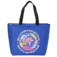 Alec If We Have Eachother Floral Art Benjamin Zip Tote Bag