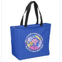 Alec If We Have Eachother Floral Art Benjamin Zip Tote Bag
