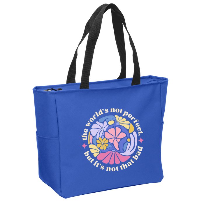 Alec If We Have Eachother Floral Art Benjamin Zip Tote Bag