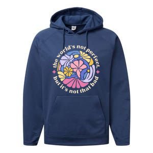 Alec If We Have Eachother Floral Art Benjamin Performance Fleece Hoodie