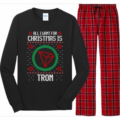 All I Want For Christmas Is Tron And Gift Long Sleeve Pajama Set