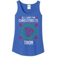 All I Want For Christmas Is Tron And Gift Ladies Essential Tank