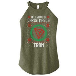 All I Want For Christmas Is Tron And Gift Women's Perfect Tri Rocker Tank