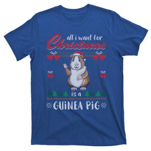 All I Want For Christmas Is A Guinea Pig Santa Claus Funny Gift T-Shirt