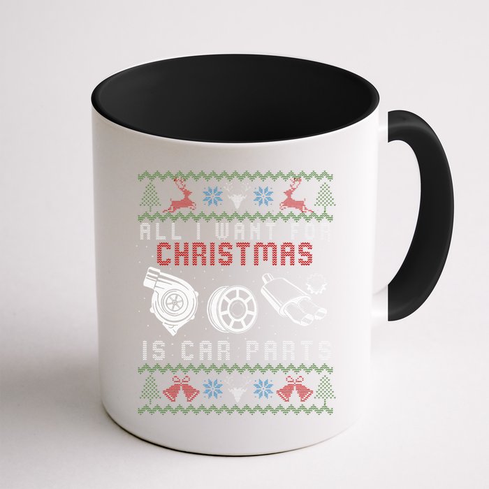 All I Want For Christmas Is More Car Parts Ugly Christmas Mug