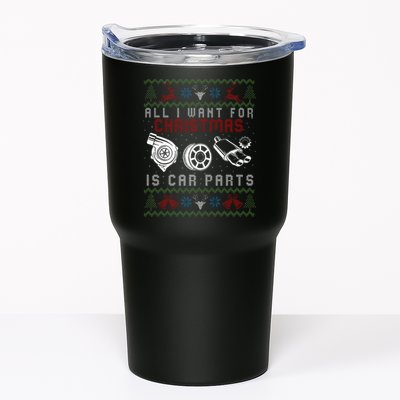 All I Want For Christmas Is More Car Parts Ugly Christmas Tumbler