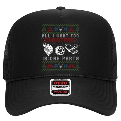 All I Want For Christmas Is More Car Parts Ugly Christmas Hat